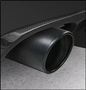 2.5" Stainless Steel Exhaust Tip — Bolt-On, Multiple Finishes