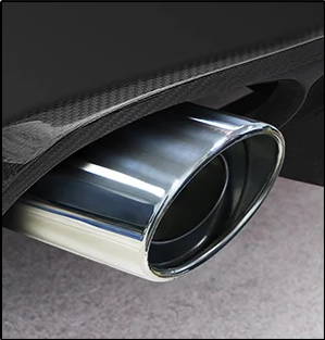 2.5" Stainless Steel Exhaust Tip — Bolt-On, Multiple Finishes