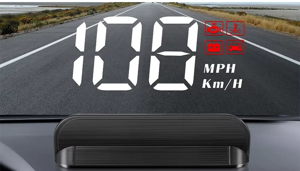 M3/M1 Head-Up Display — OBD2 & GPS Windscreen Speedometer | JAR & Co