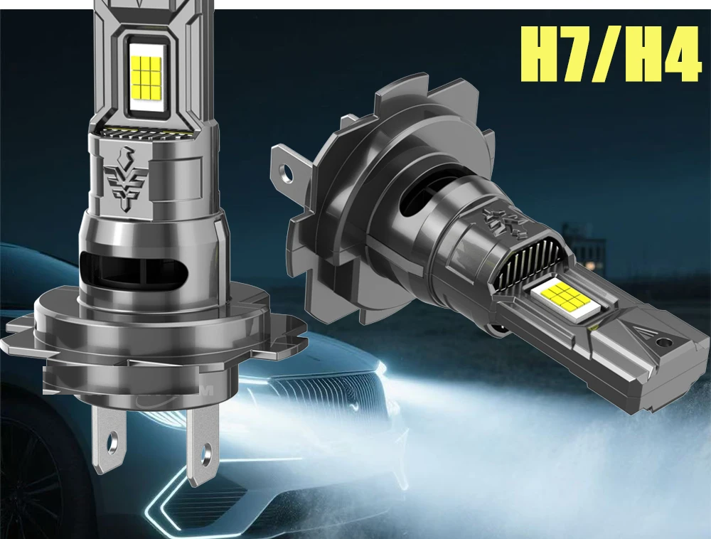 H7 H4 Canbus LED Headlight Globes — Error-Free, 6500K White | JAR & Co